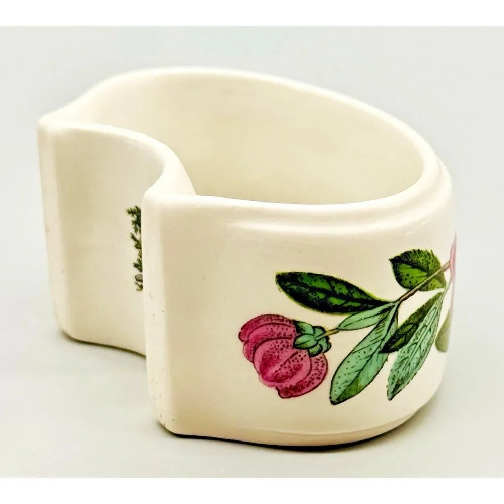 Portmeirion Botanic Garden Napkin Ring Rhododendron Flower Butterfly Replacement